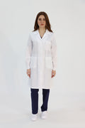 CAMICE-SANITARIO-DONNA-OSPEDALE-MEDICO-BIANCO