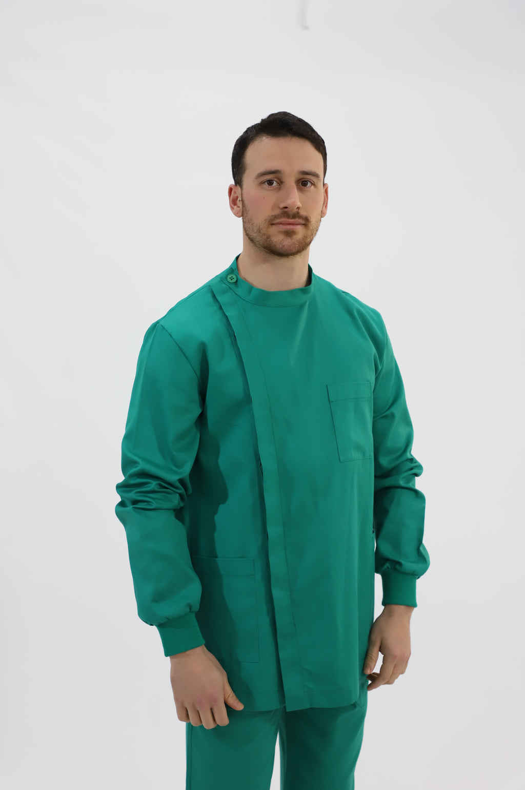 Casacca Sanitaria Unisex - Modello Coreana - 100% Cotone