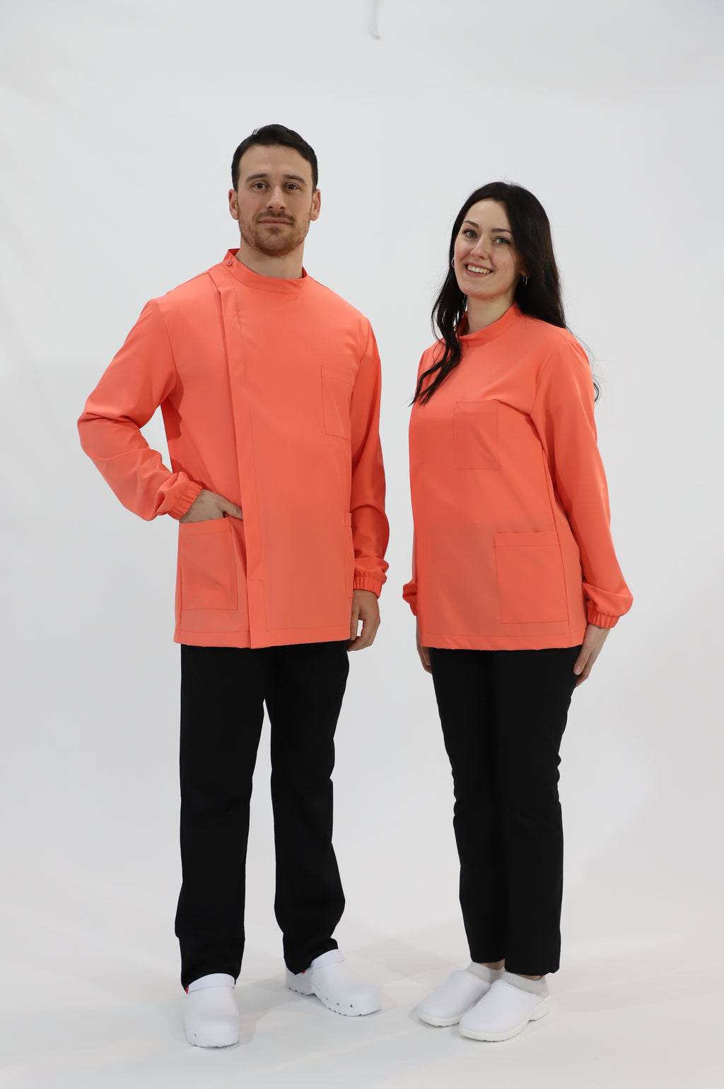 Casacca Sanitaria Unisex - Modello Coreana - Tessuto NO STIRO