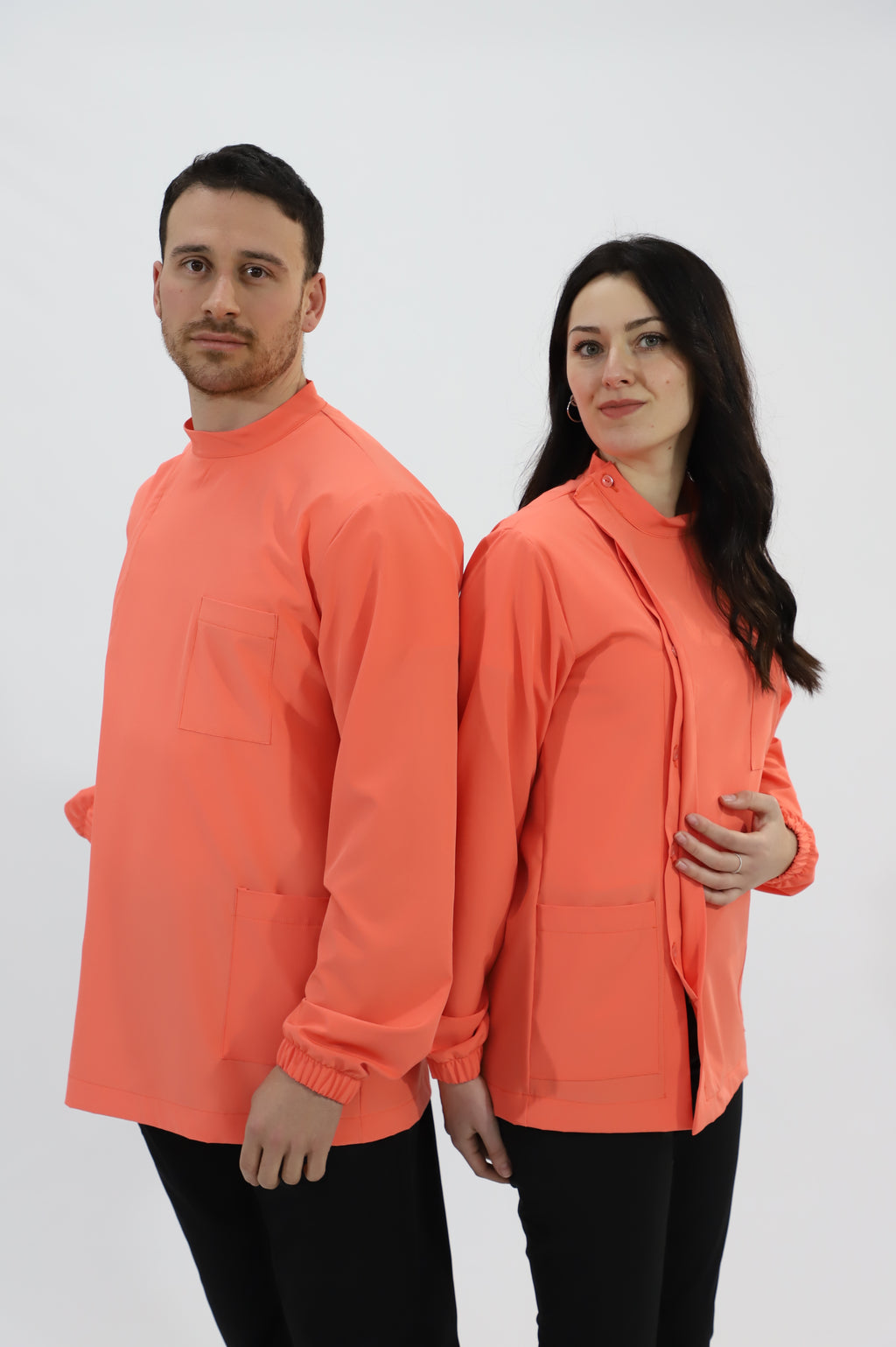 Casacca Sanitaria Unisex - Modello Coreana - Tessuto NO STIRO