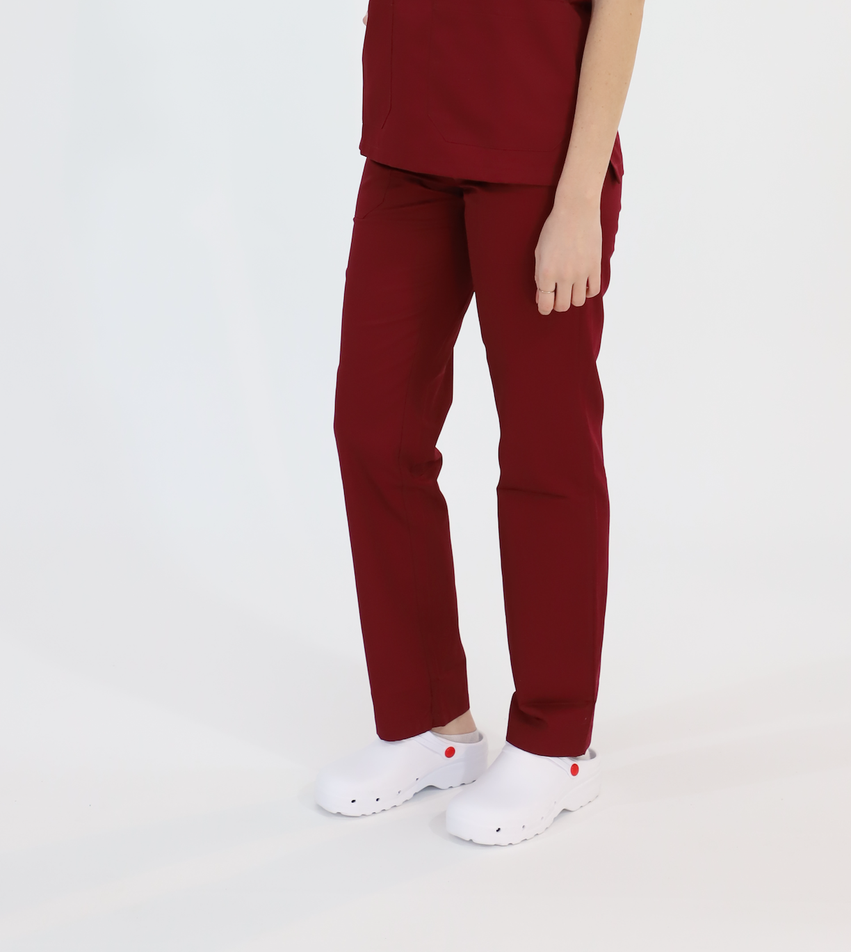 pantalone da lavoro bordeaux