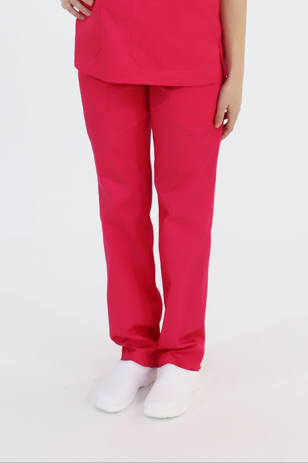 pantalone da lavoro fucsia