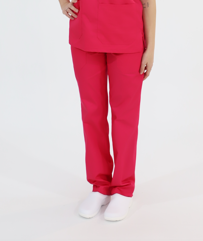 Pantalone da lavoro fucsia